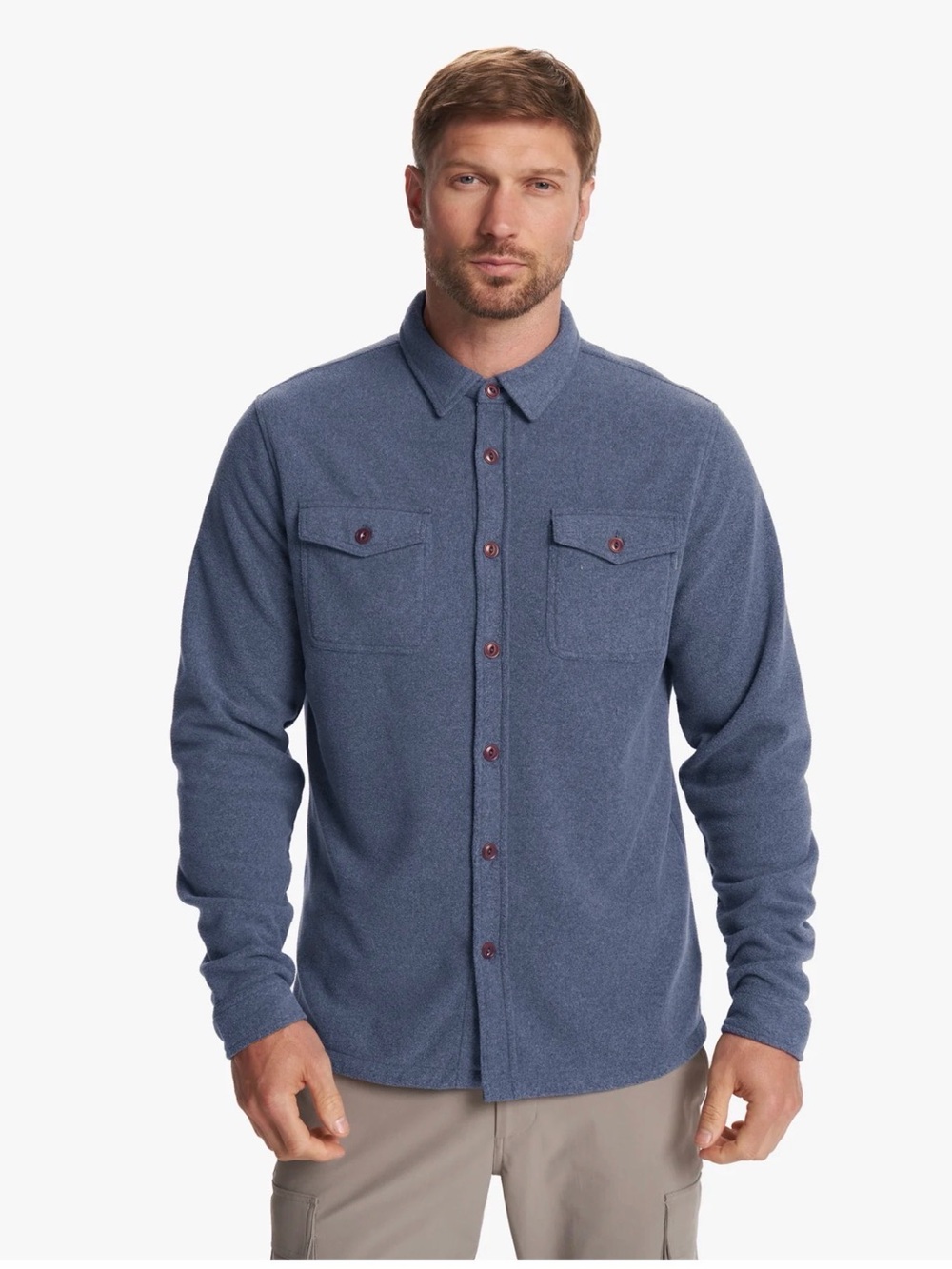 Vuori Men’s Aspen Fleece Shirt Jacket